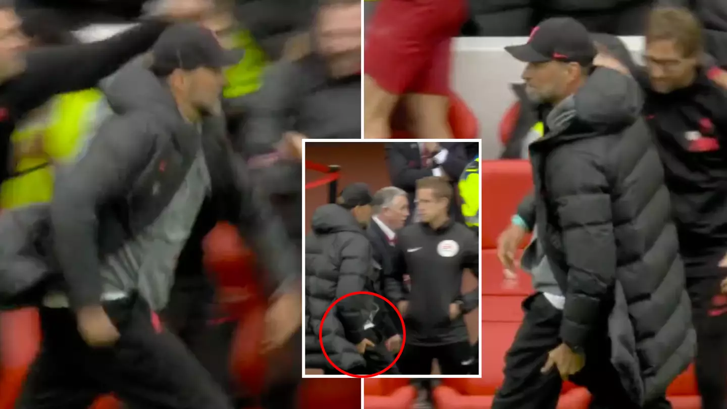 Jurgen Klopp pulls his hamstring celebrating Diogo Jota's 94th minute winner vs Spurs