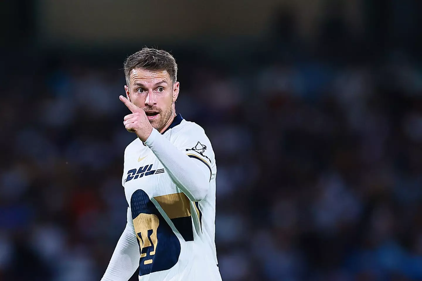 Aaron Ramsey made six appearances for Pumas. (Image: Manuel Velasquez/Getty Images)