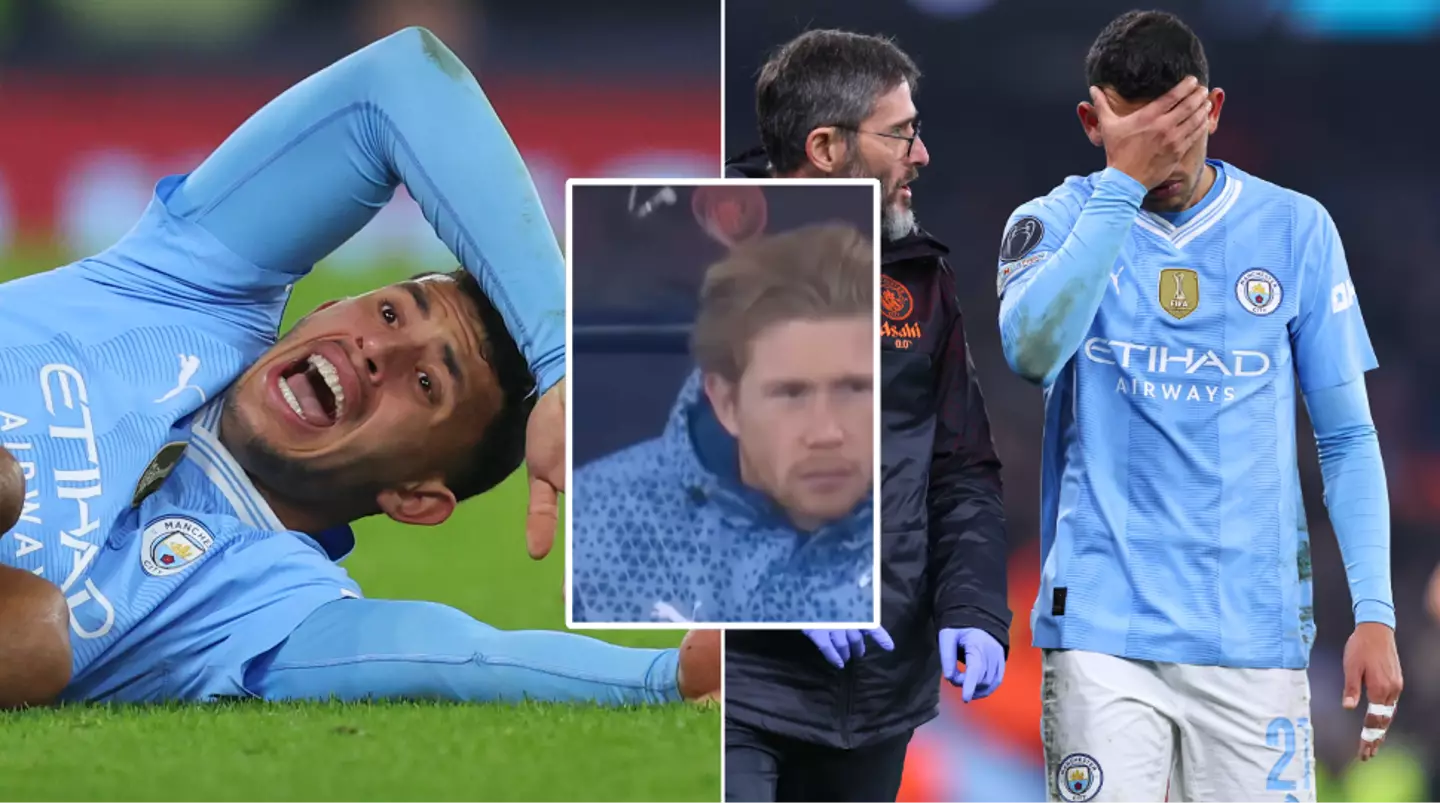 What Kevin De Bruyne did after seeing Matheus Nunes' gruesome injury for Man City
