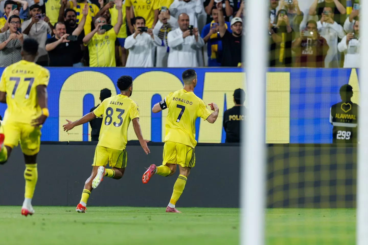 Cristiano Ronaldo scored again for Al Nassr (Image: Getty)