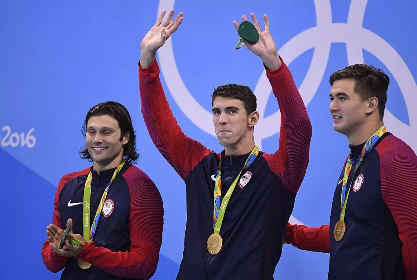 Michael Phelps pictured at the Rio 2016 Olympics - Getty