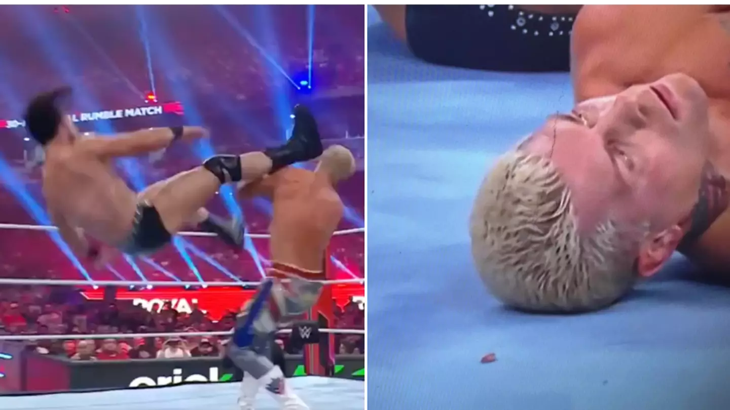 Fans convinced Cody Rhodes lost a tooth when Drew McIntyre hit him with a Claymore Kick at the Royal Rumble