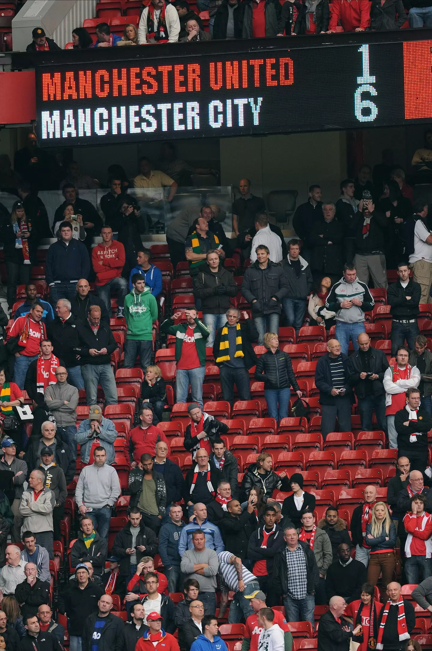 The note included a reference to City's famous 6-1 win over United (Image: PA)