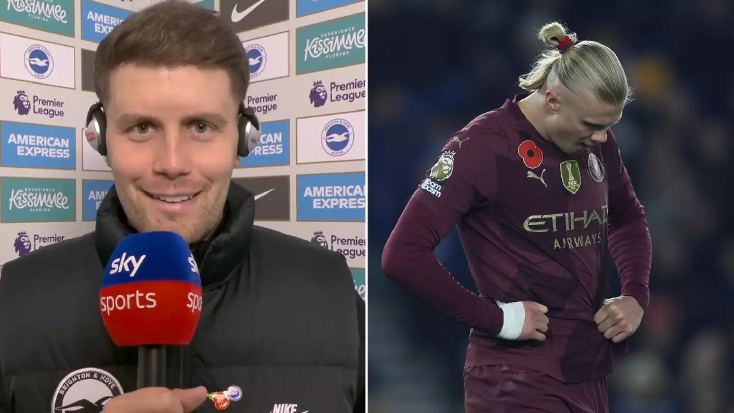 Fans think Brighton manager Fabian Hurzeler aimed 'humble' dig at Erling Haaland in post-match interview