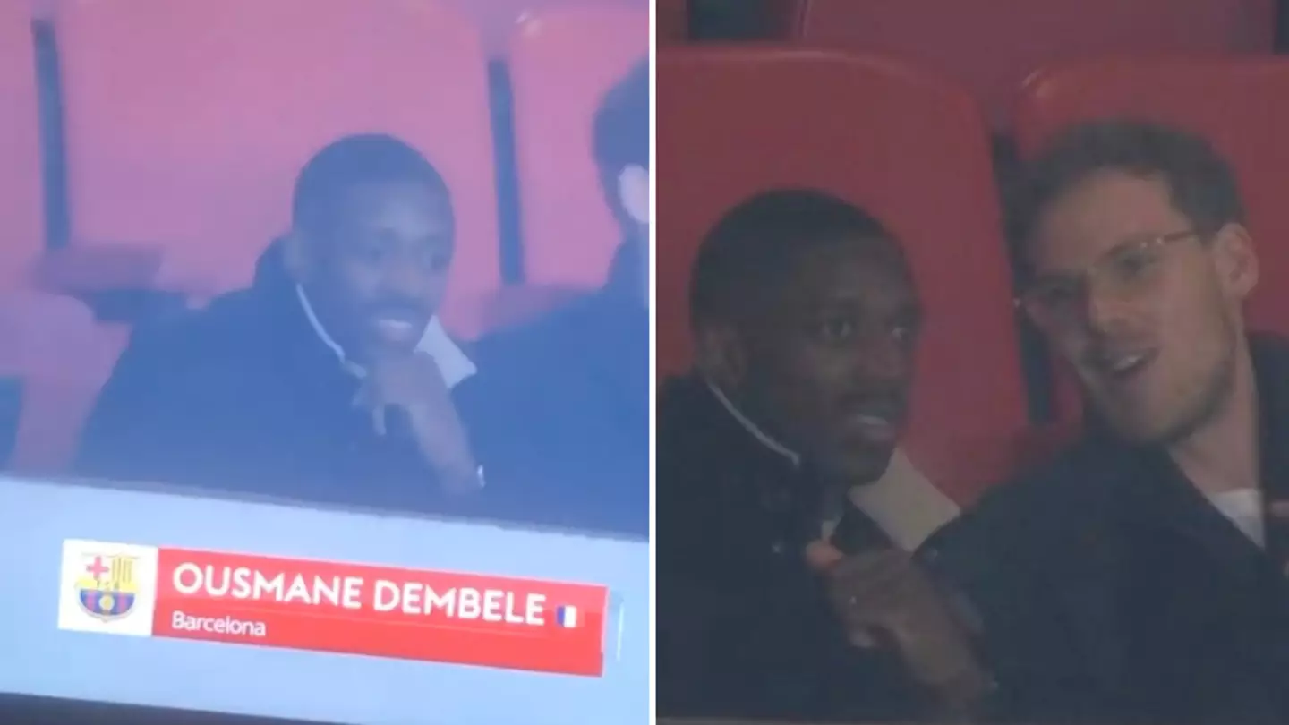 Ousmane Dembele spent his Wednesday night watching Sunderland vs Sheffield United in the Championship