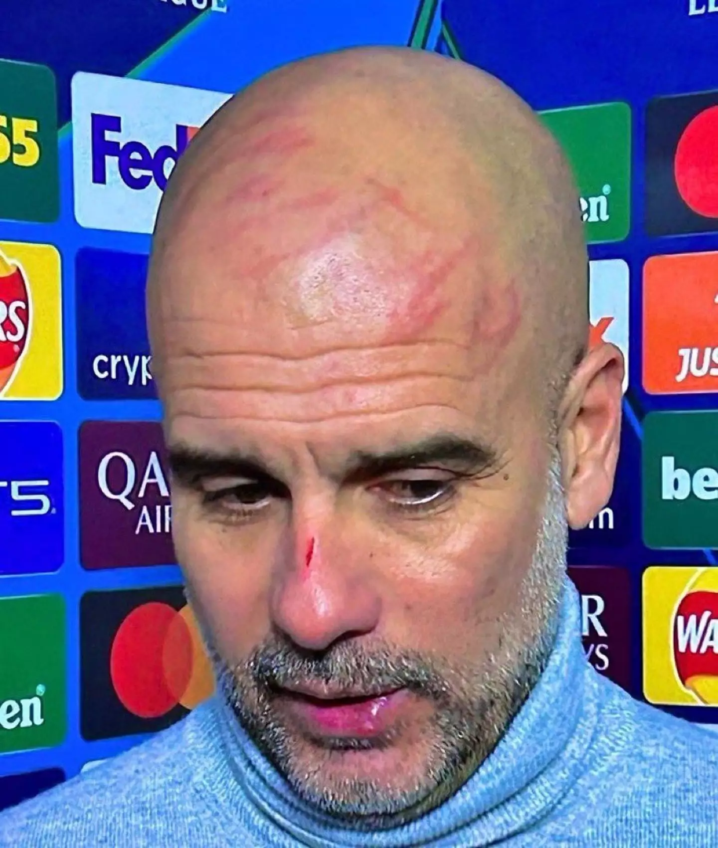 Pep Guardiola after the match (