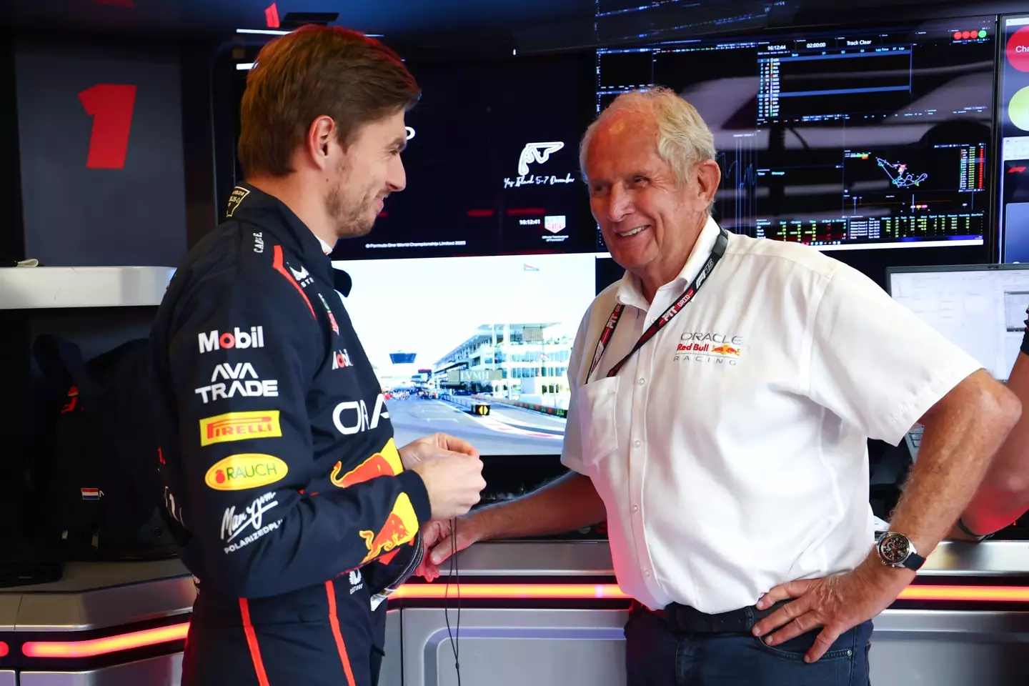 Helmut Marko and Max Verstappen. Image: Getty