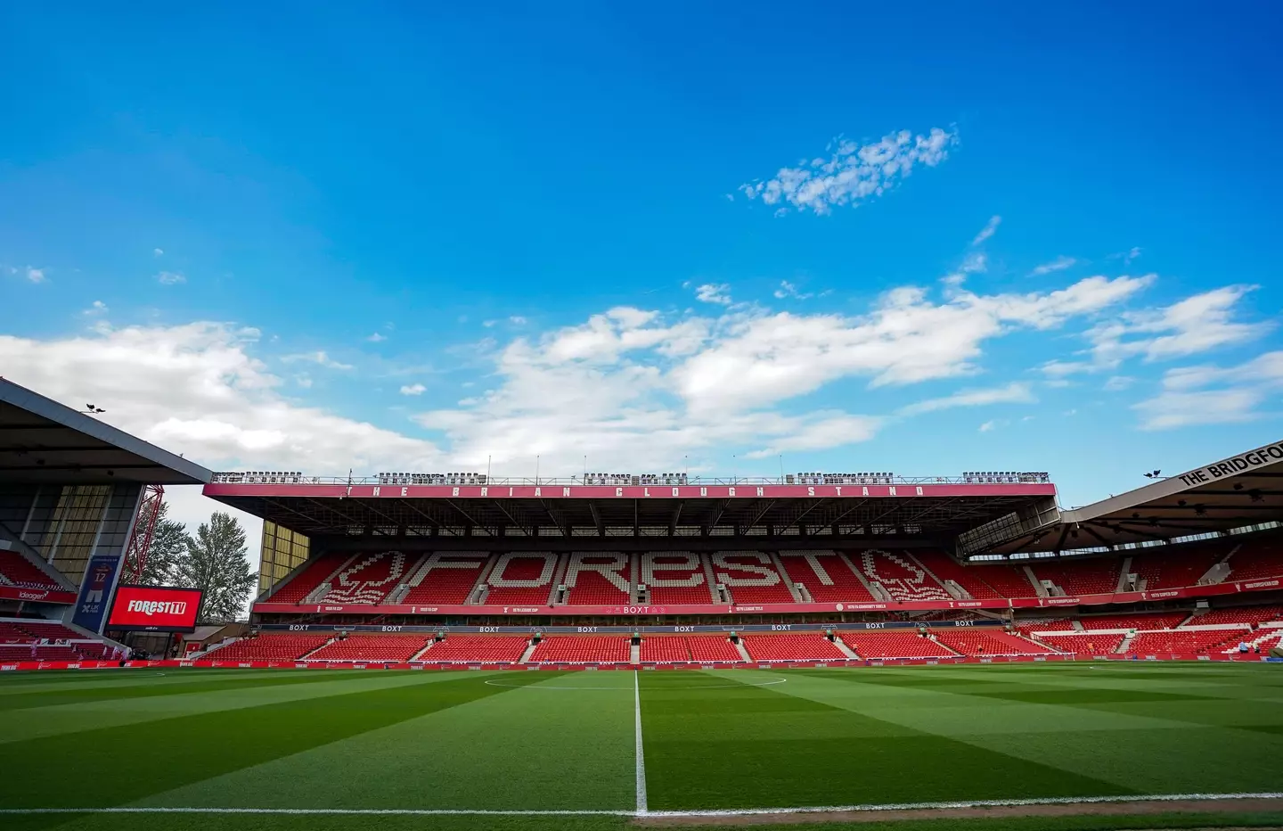 General view inside the ground ahead of the City Ground - Nottingham Forest. (Alamy)