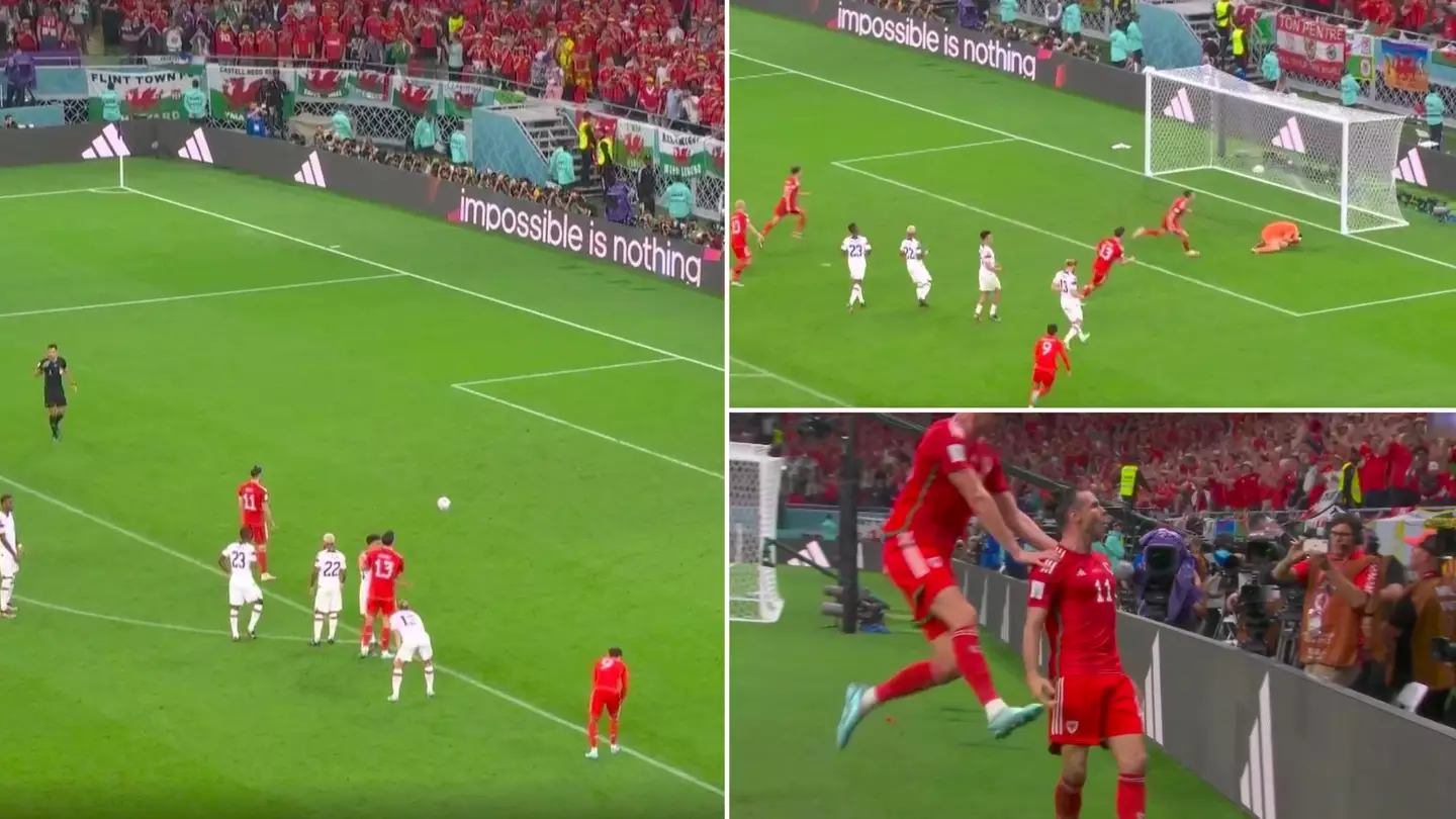 Gareth Bale scores Wales first World Cup goal in 64 years