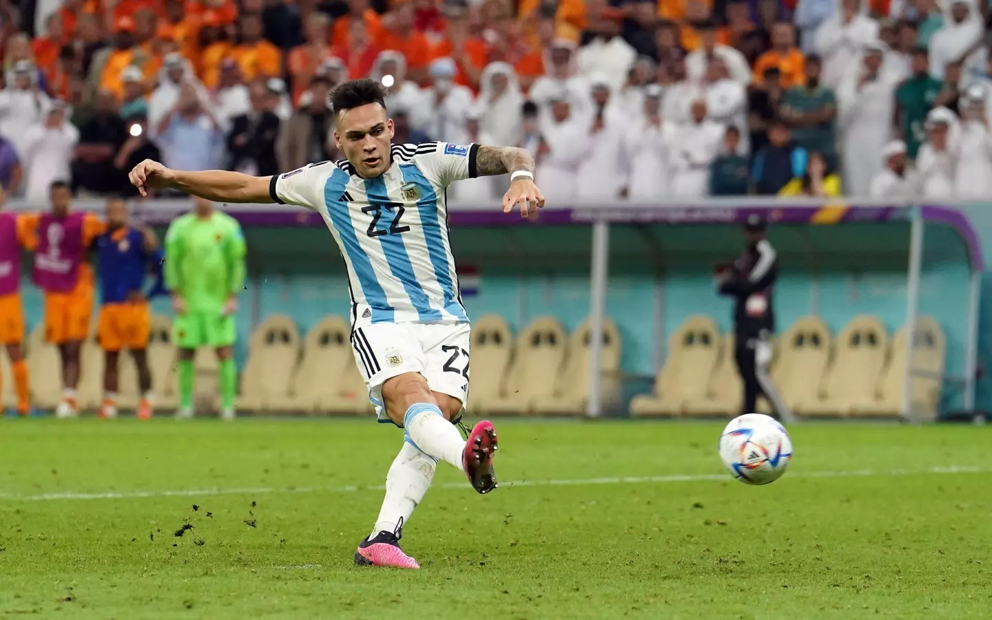 Martinez converted from the spot to give Argentina the victory. (Image