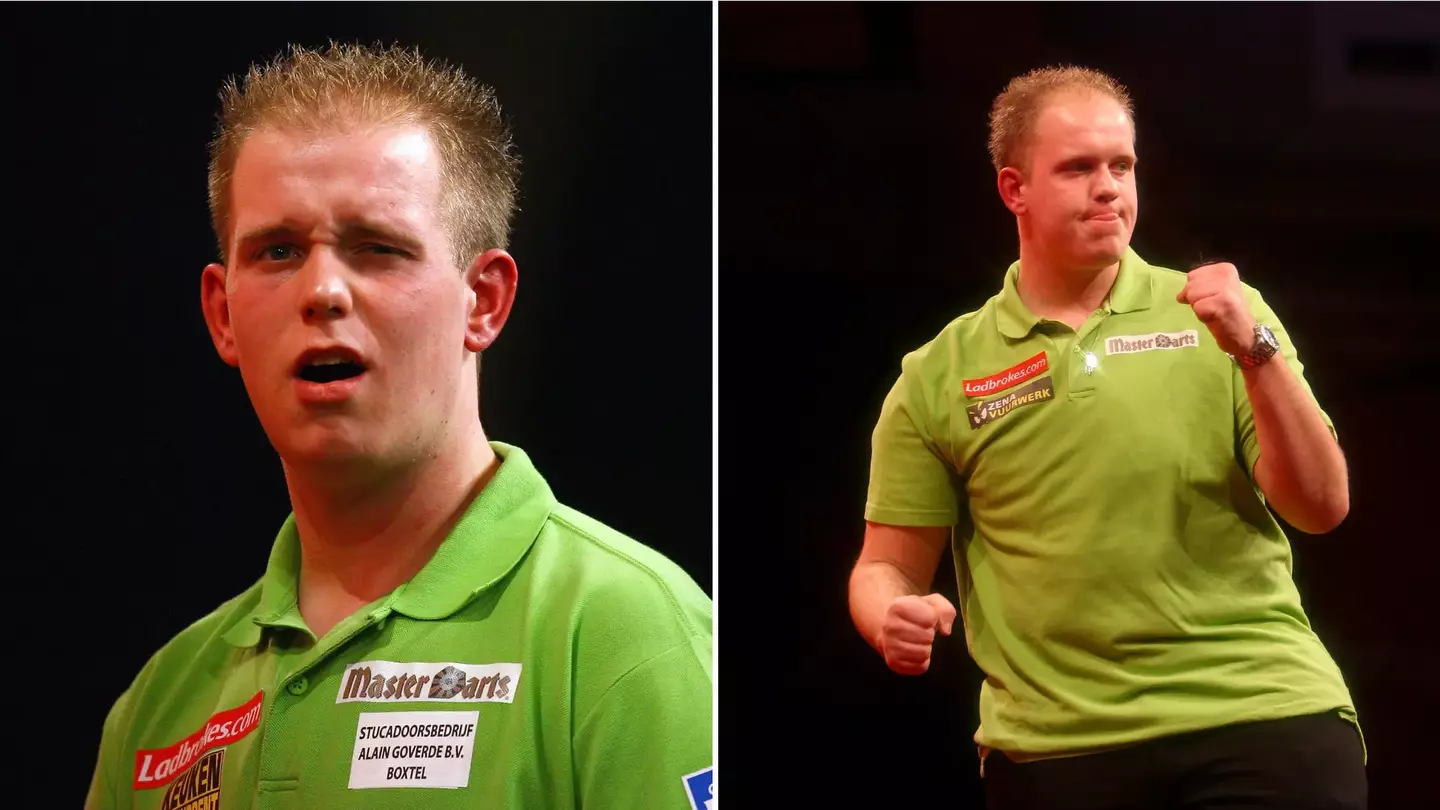 Darts star looks completely unrecognisable in throwback pictures, it's such a big contrast
