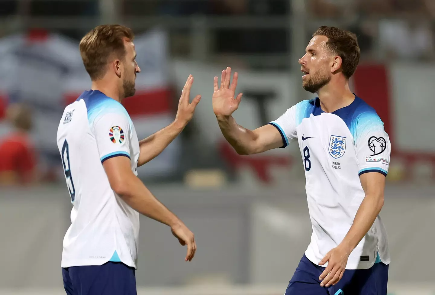 Harry Kane and Jordan Henderson playing for England- Getty