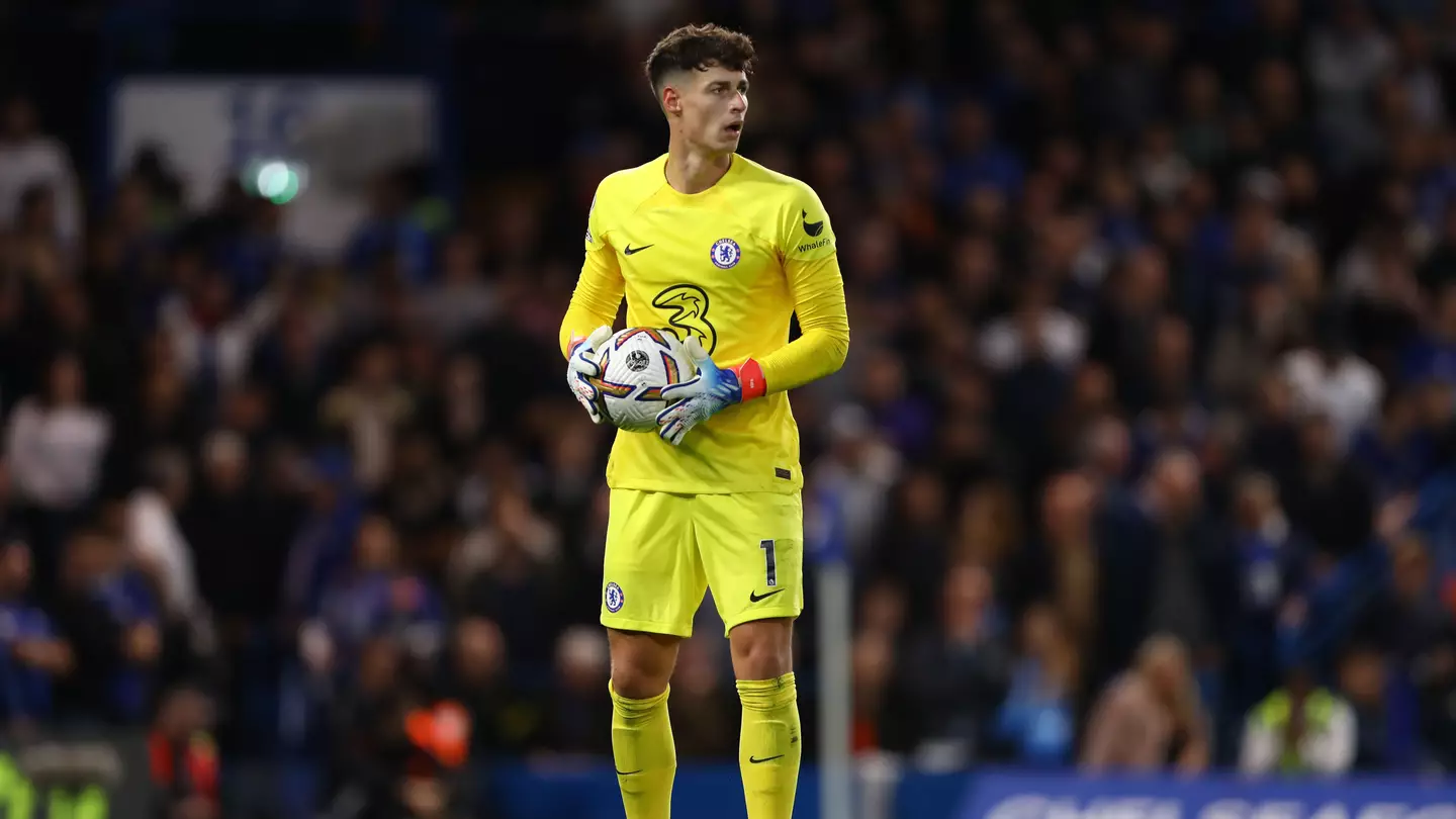 Kepa Arrizabalaga during Chelsea's Premier League clash vs Manchester United. (Alamy)