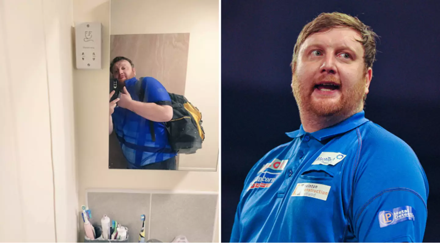 Darts player goes viral for doing shift as a plumber hours before PDC World Championship match