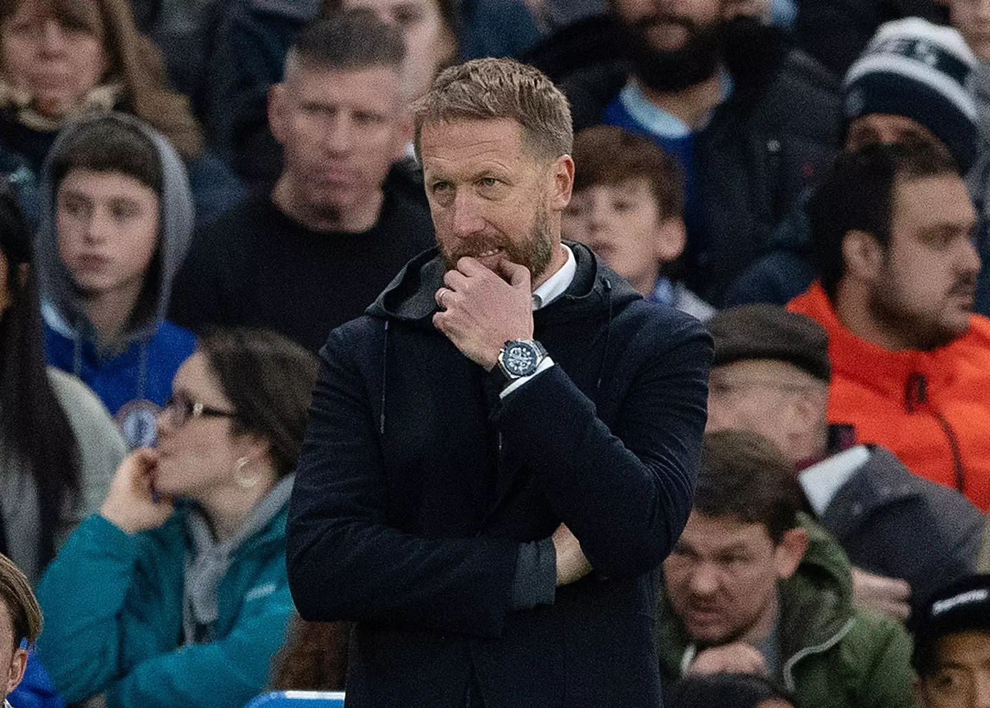 Graham Potter has been on the lookout for a job since being sacked by Chelsea. (
