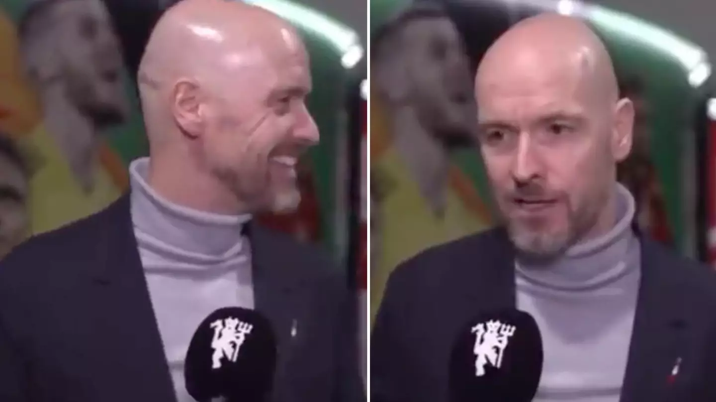 Footage of exchange between Jadon Sancho and Erik ten Hag from Carabao Cup final resurfaces