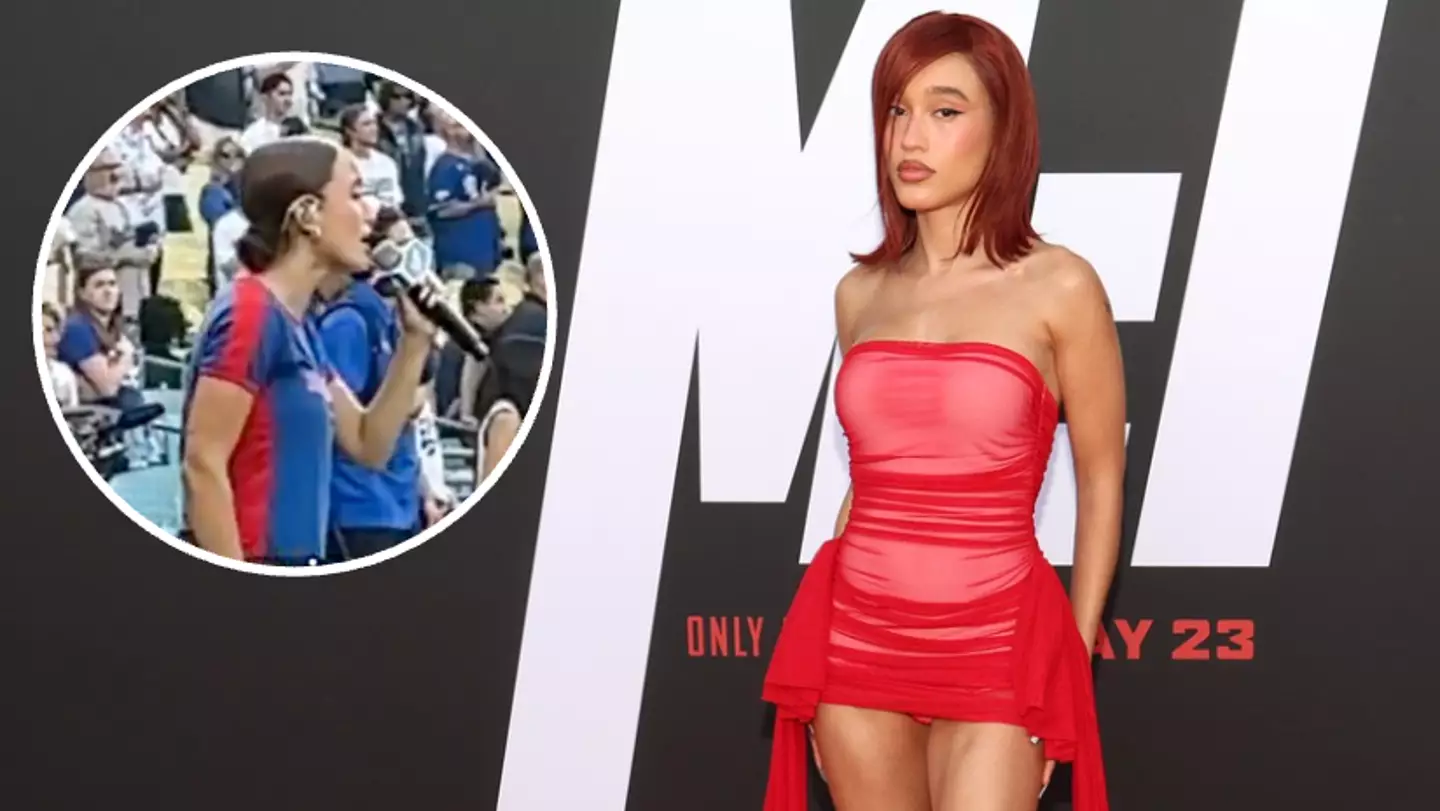 Singer changes lyrics for US national anthem before Dodgers game 'against the team's wishes'