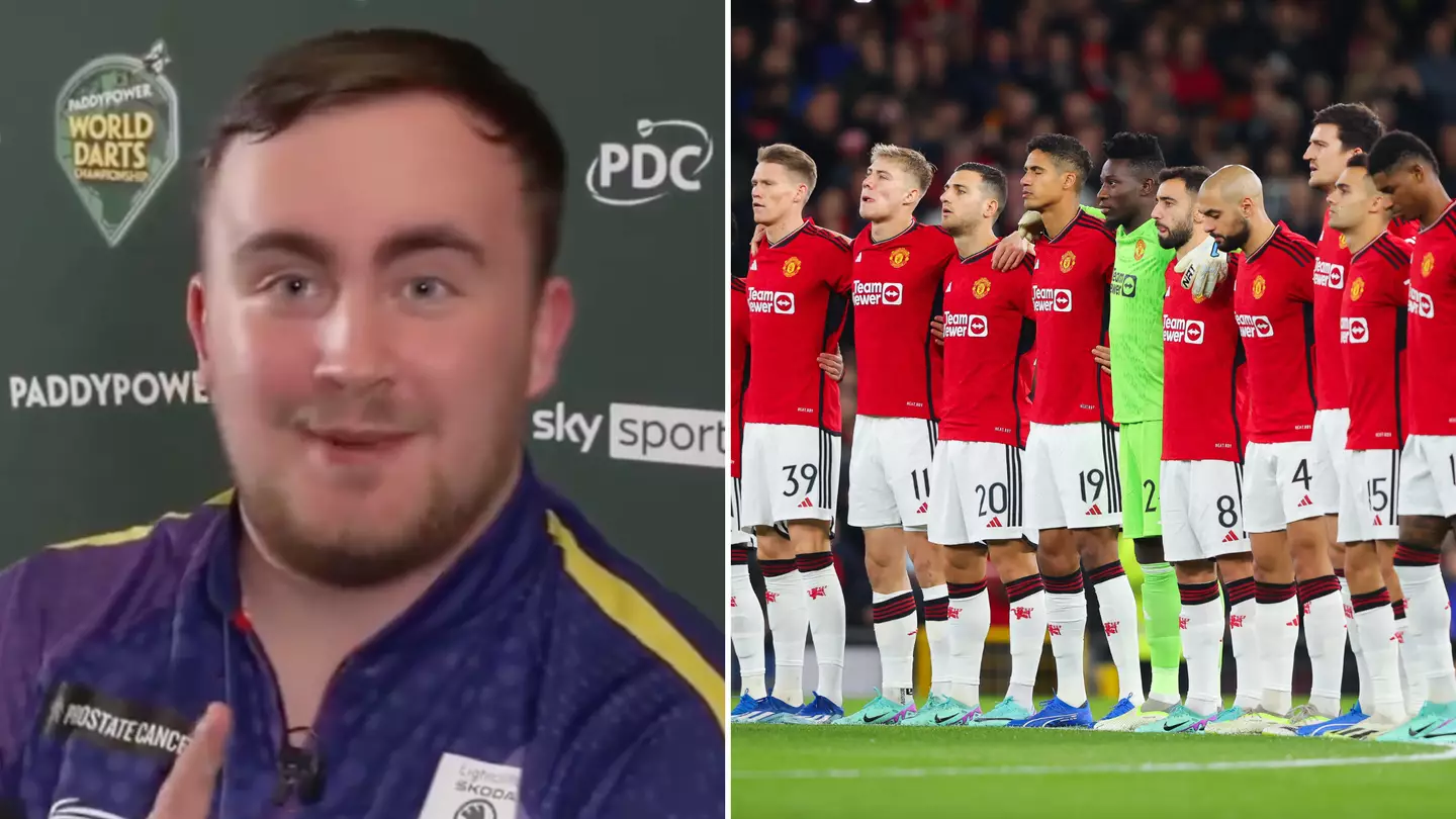 Luke Littler reveals the four Man United players who've messaged him since rising to superstardom