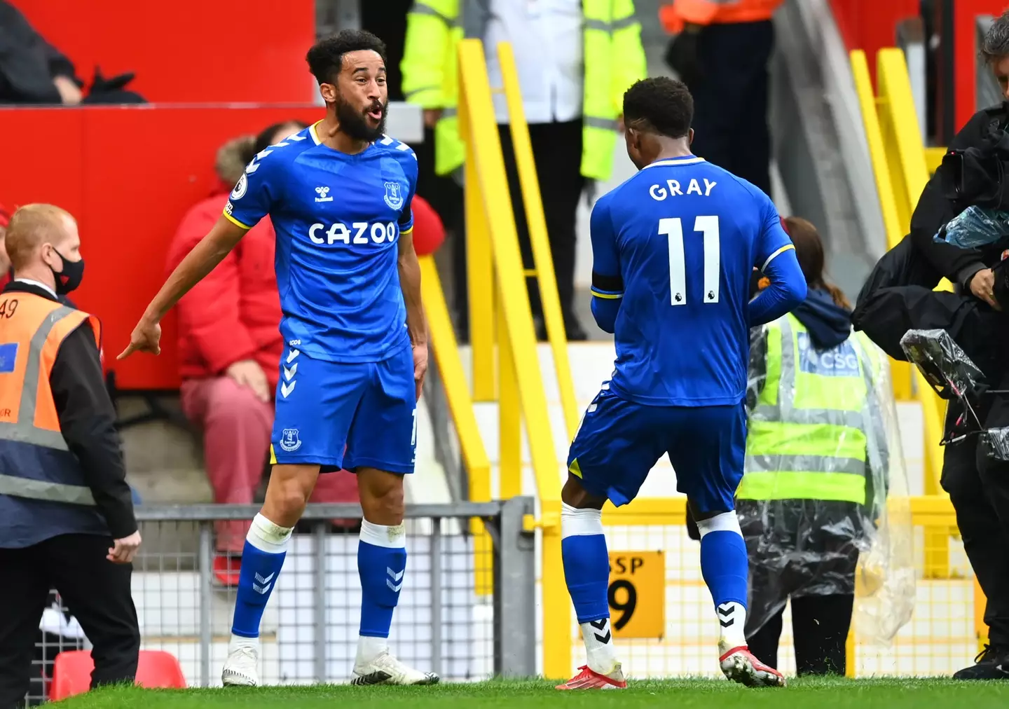 Townsend copied Ronaldo's iconic celebration (Getty)