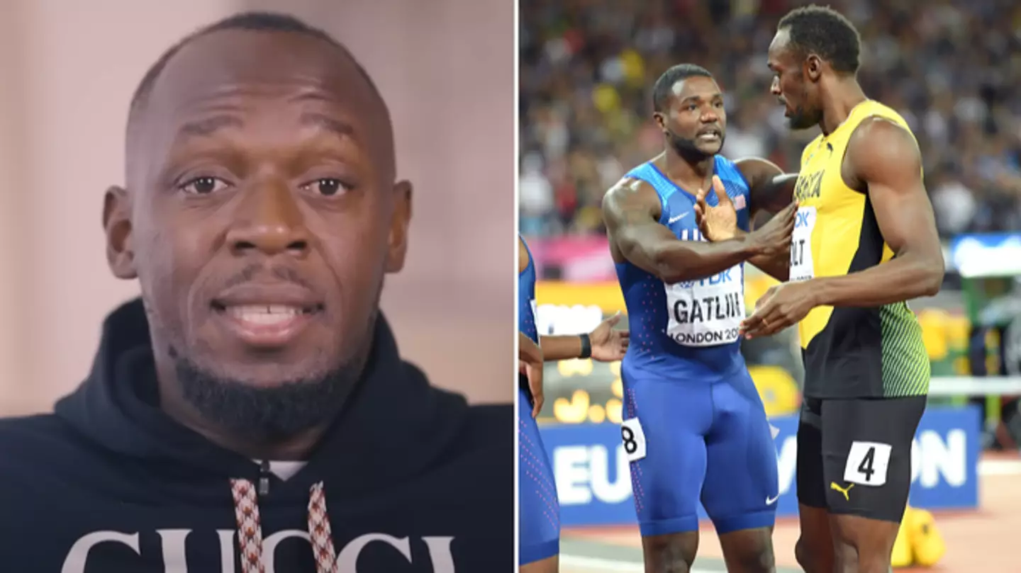 Usain Bolt reveals disgusting act Justin Gatlin did to put him off in their very first race against each other