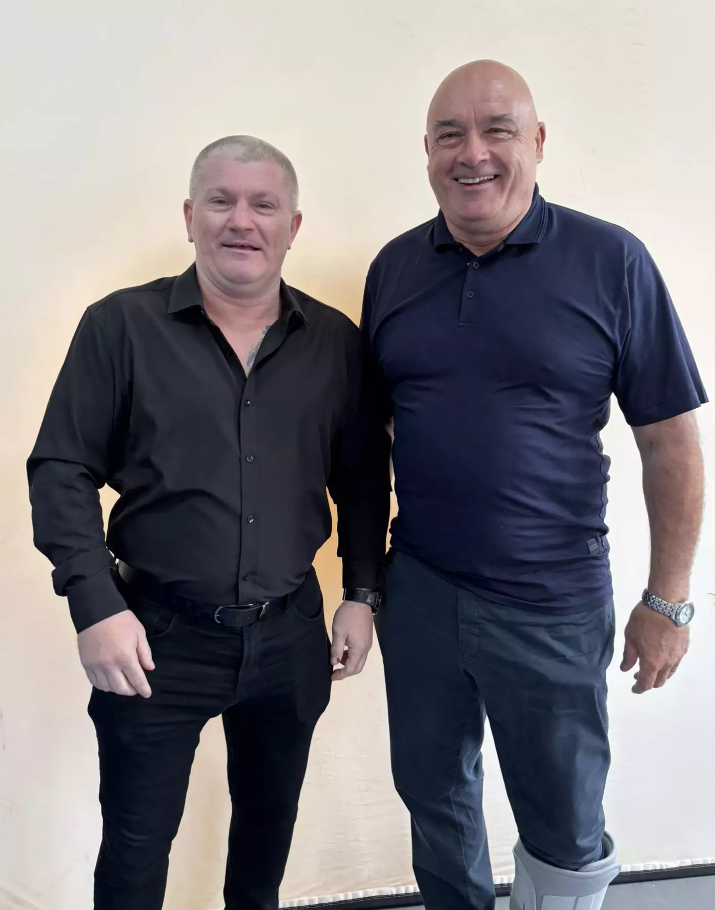 Ricky Hatton and Paul Speak (Credit:PaulSpeak/X)