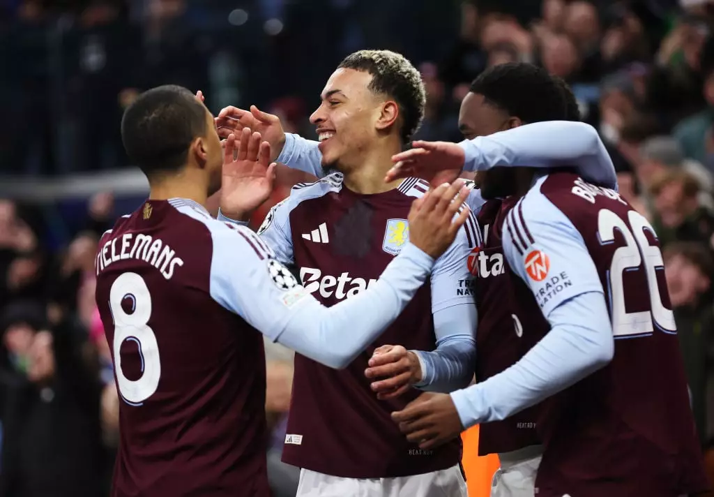 Aston Villa defeated Celtic 4-2 to secure their place in the Champions League last 16 draw (Image: Getty)
