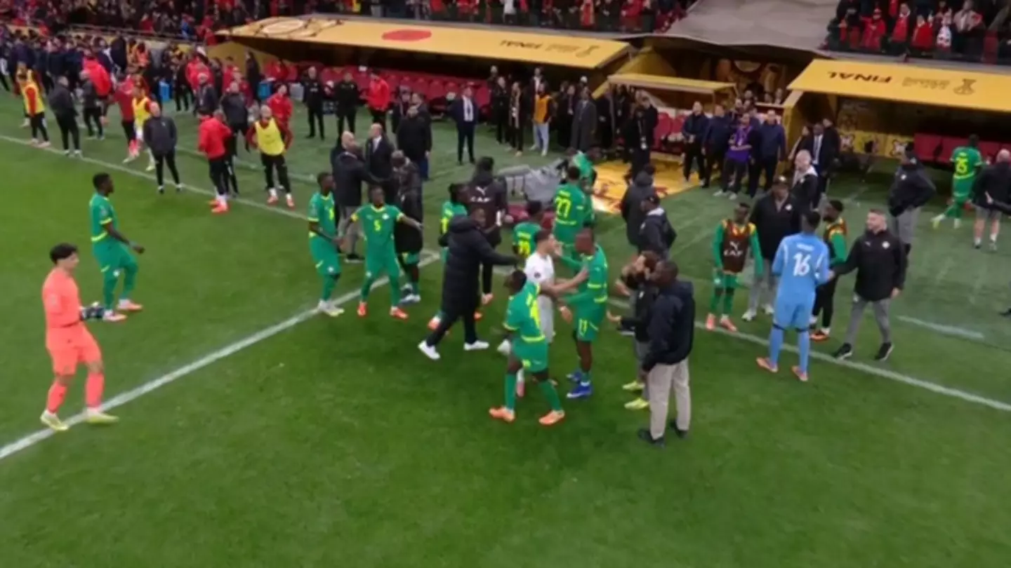 Senegal Players Leave the Pitch in AFCON Final After Controversial VAR Decision