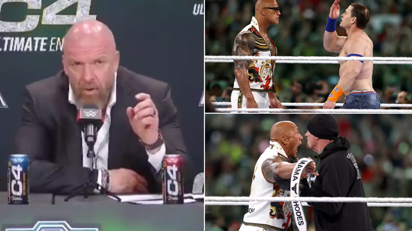 Triple H names the true WWE GOAT after The Undertaker and John Cena return at WrestleMania