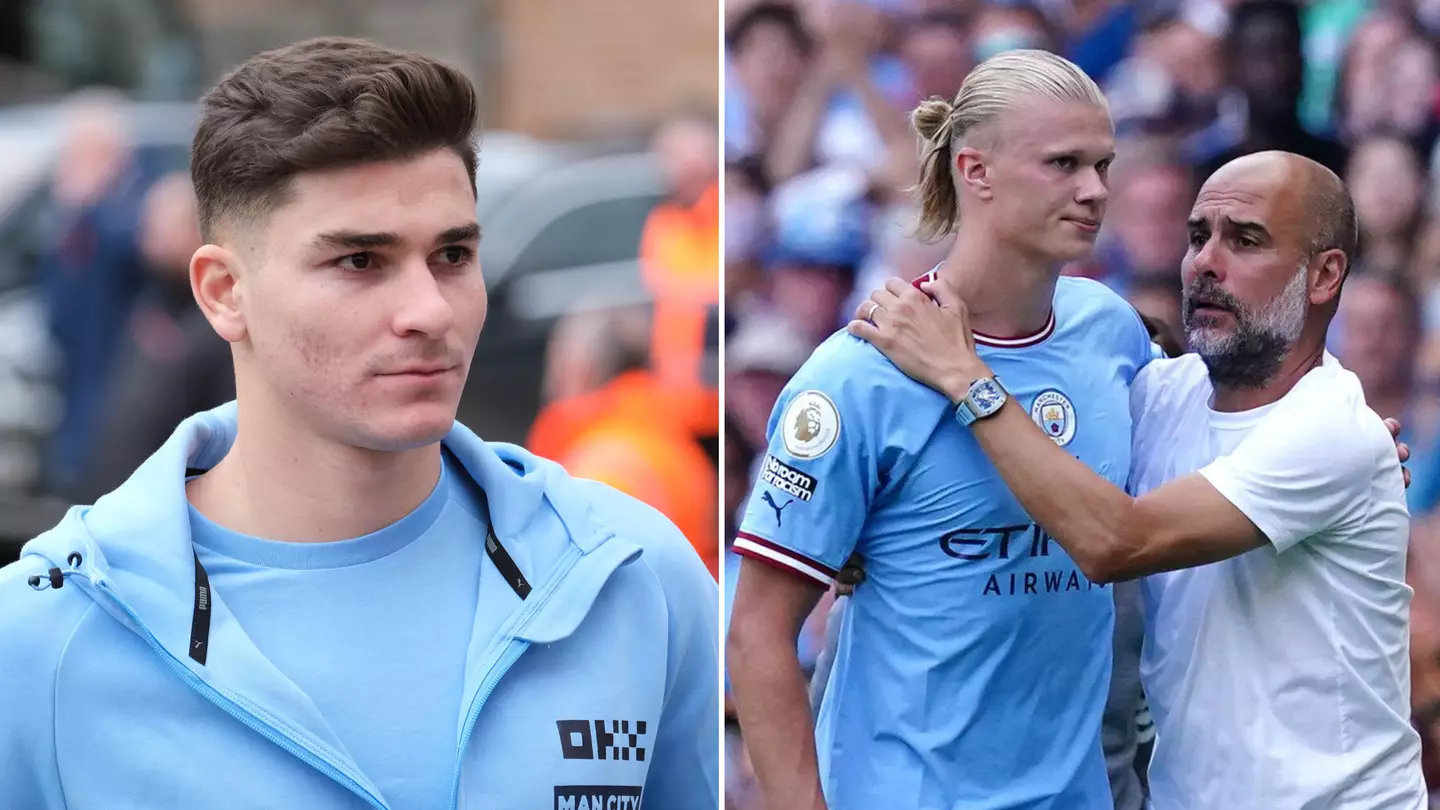 Julian Alvarez 'wants to leave Manchester City' less than a year after Erling Haaland's arrival