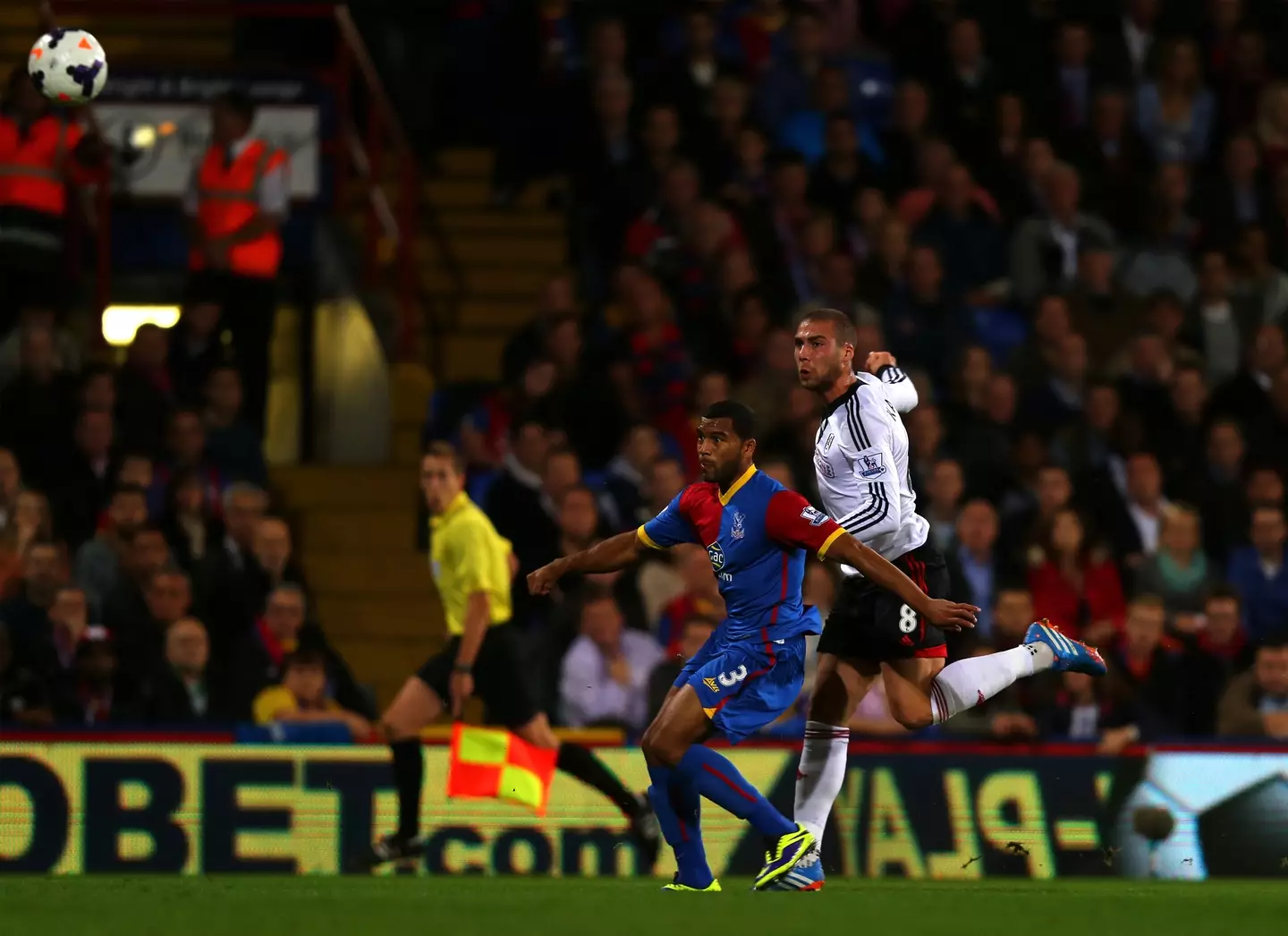Pajtim Kasami in action for Fulham against Crystal Palace. Image: Getty