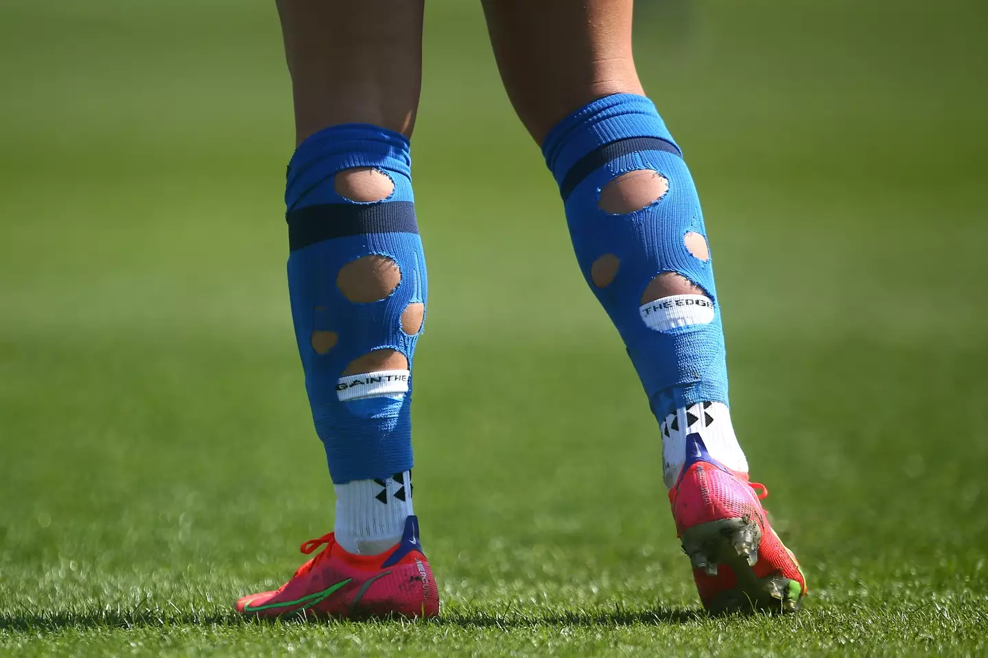 Richard Keys has slammed the practice of football players who cut holes in their socks as 'nonsense'. (