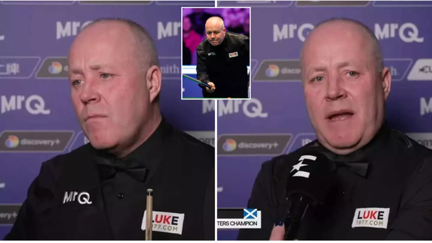 Devastated John Higgins pleads 'next question' to interviewer after losing in The Masters