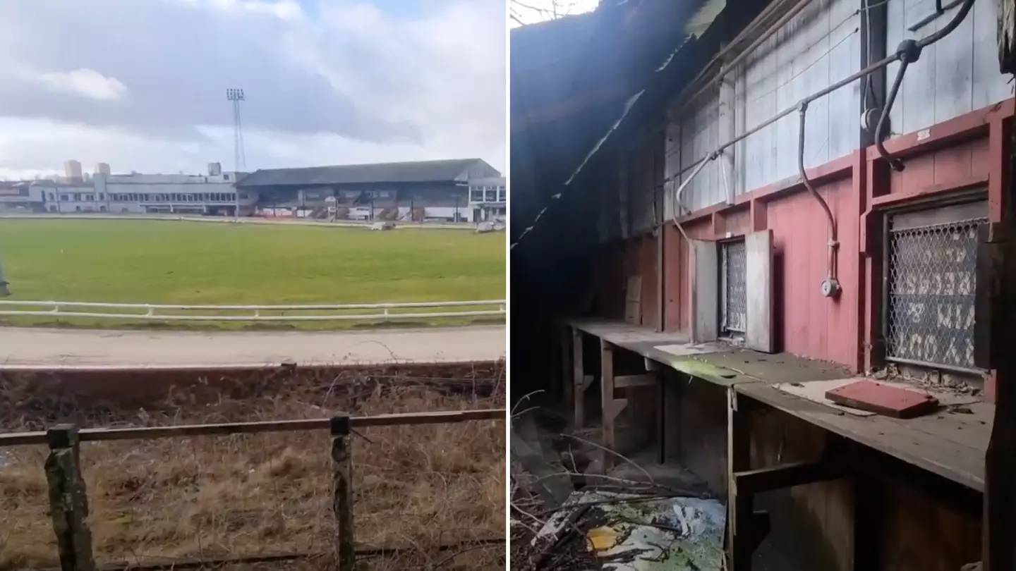 Abandoned stadium which held up to 40,000 is now completely unrecognisable and a total 'ghost ground'