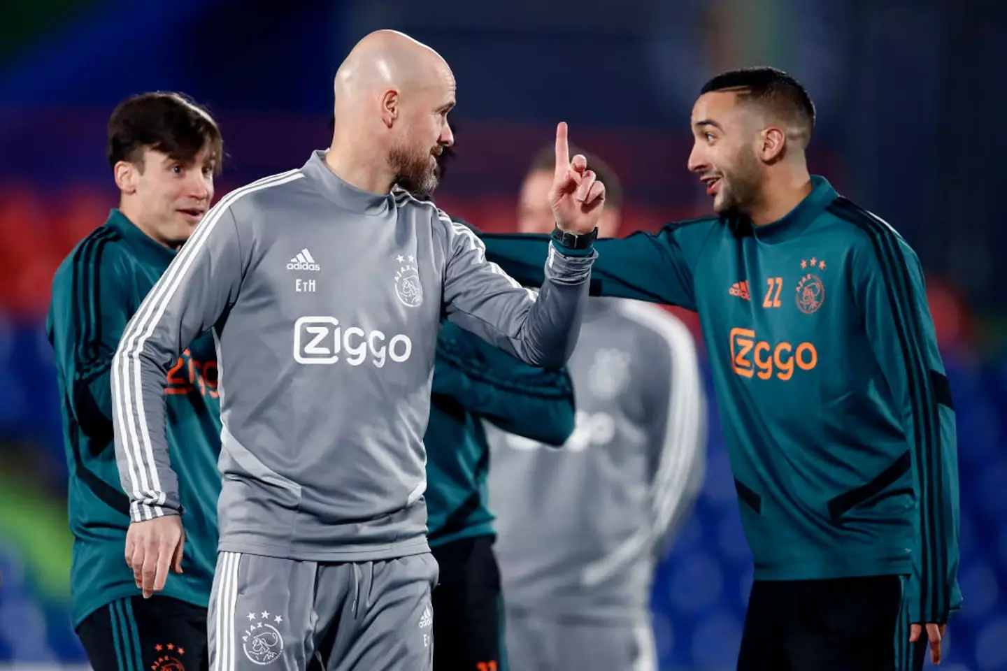 Ten Hag managed Ziyech at Ajax (Image: Getty)