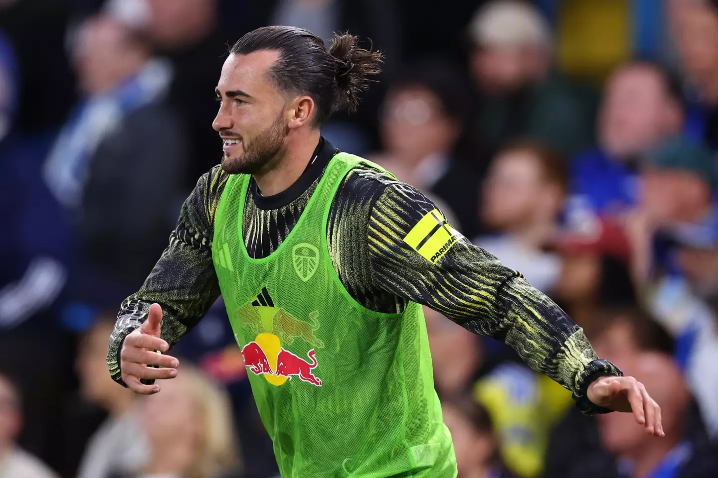 Jack Harrison did not get a warm reception from Leeds fans. Image: Getty