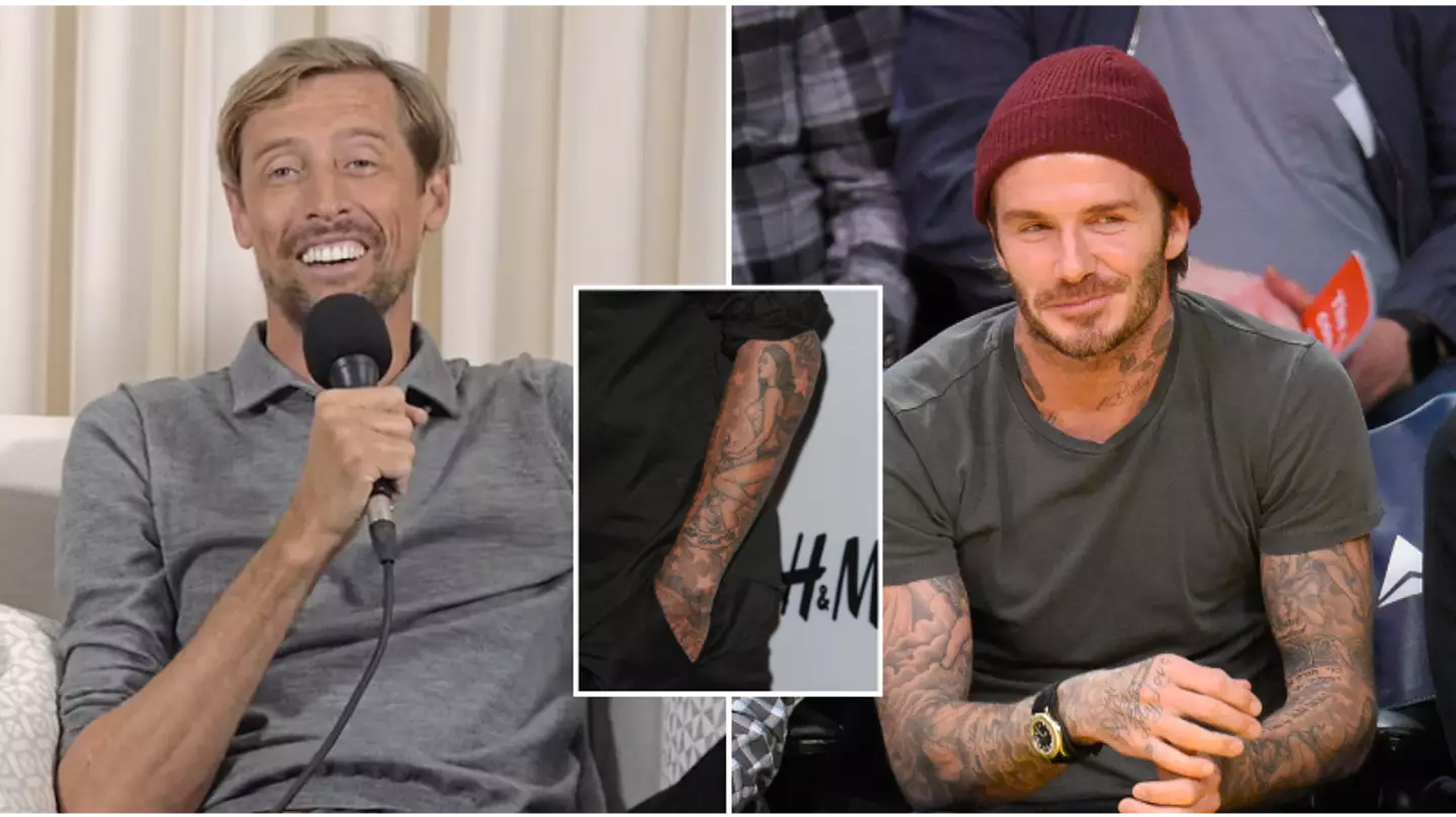 Peter Crouch opens up on why he doesn't have any tattoos and says David Beckham 'has a lot to answer for'