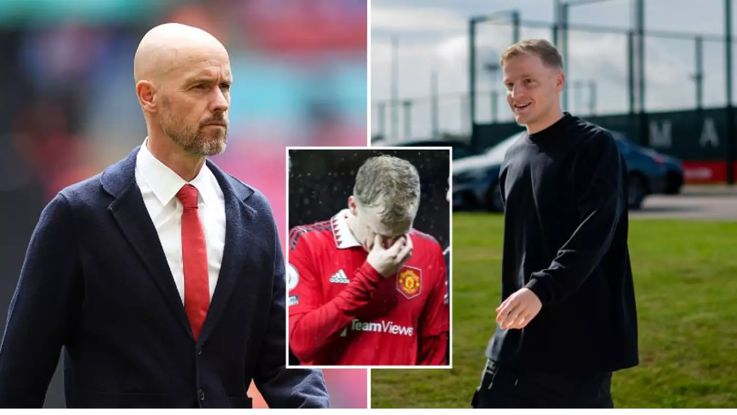 Donny van de Beek returns for Man Utd pre-season training with two youngsters also involved