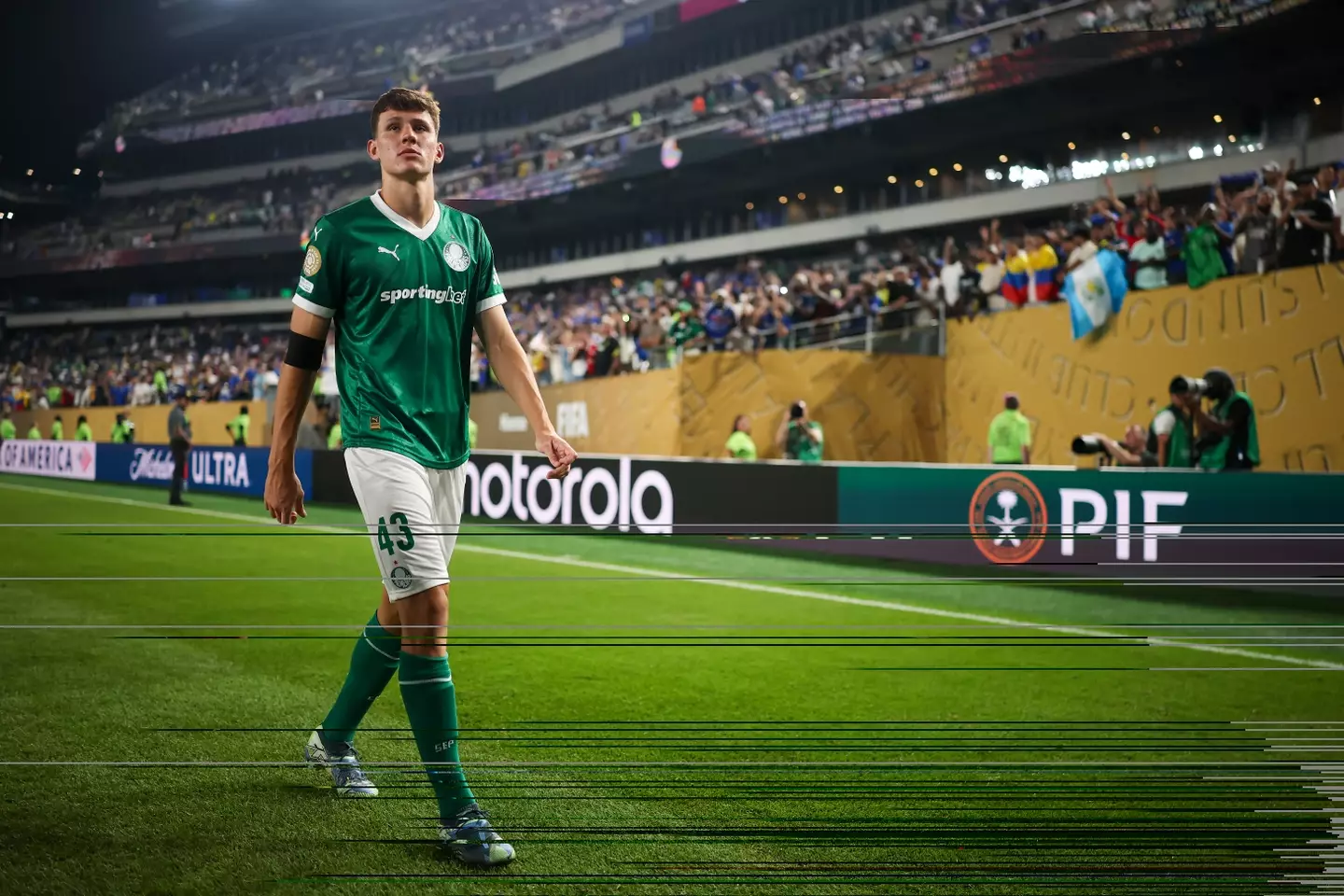 Luiz Benedetti played for Palmeiras at the Club World Cup. Image: Getty