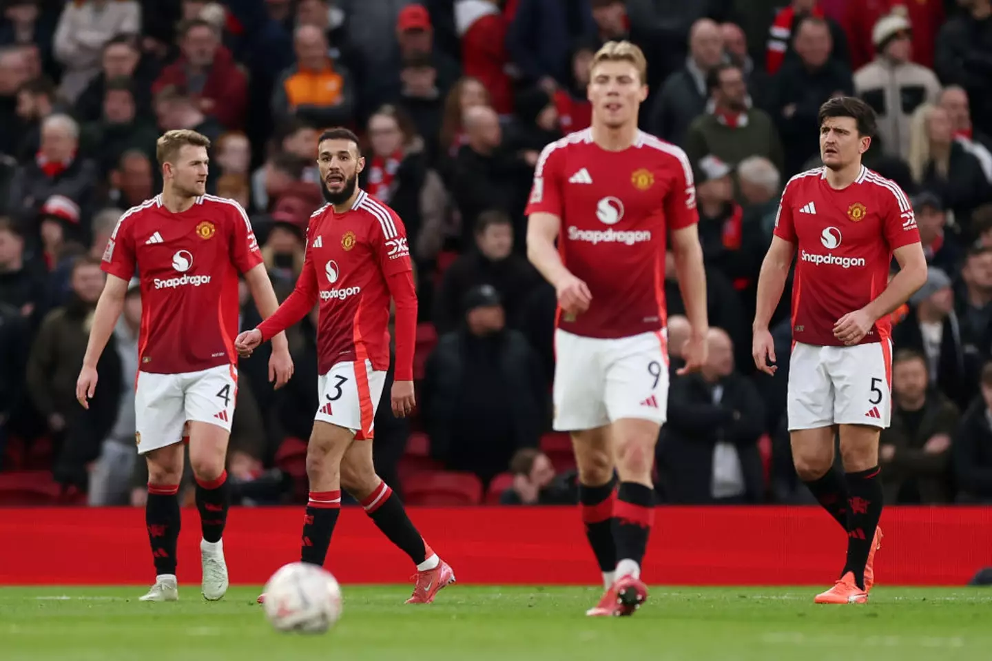 Man Utd crashed out of the FA Cup on Sunday (Credit:Getty)