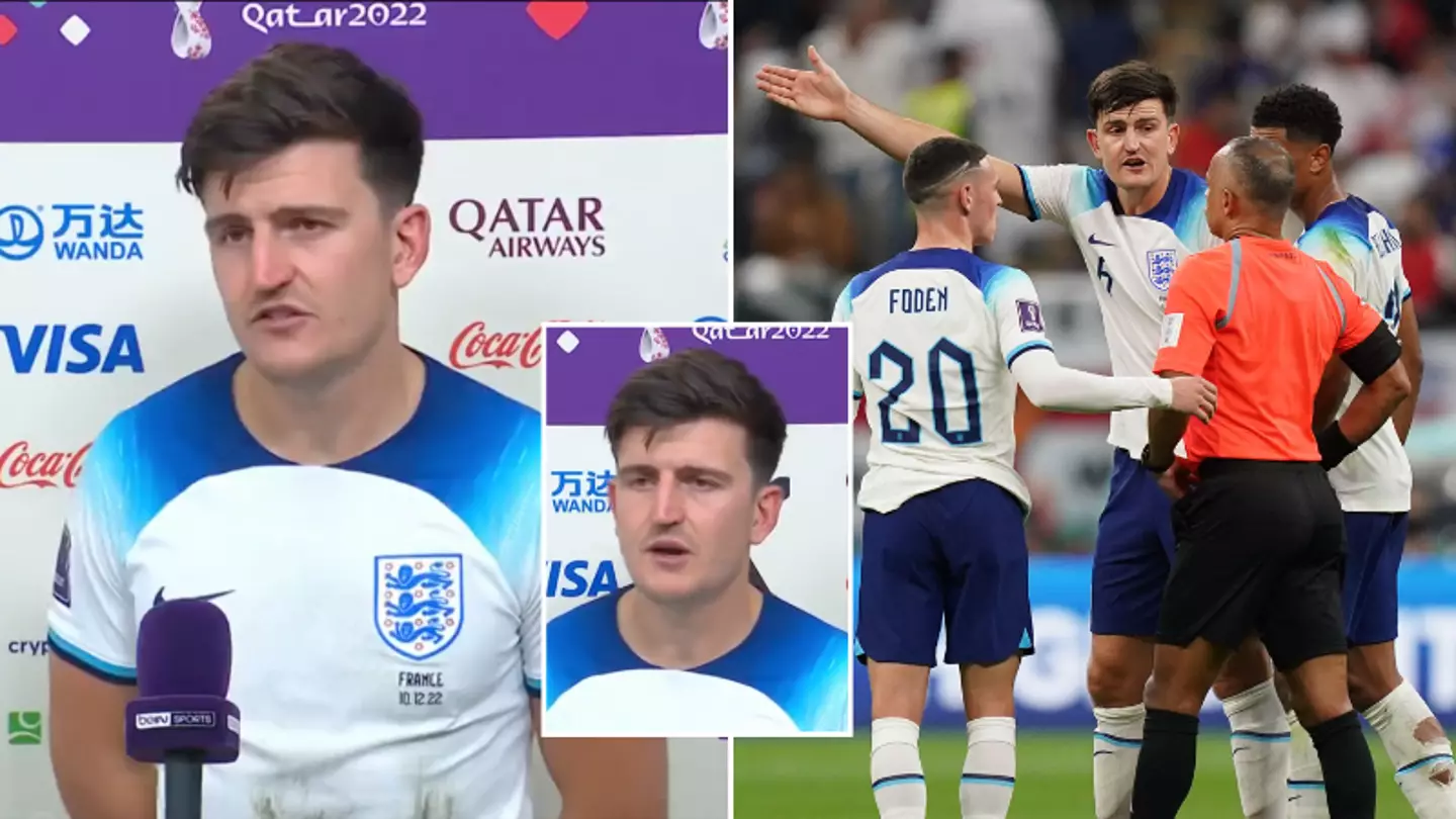Harry Maguire rips into referee Wilton Sampaio after World Cup exit, he didn't hold back