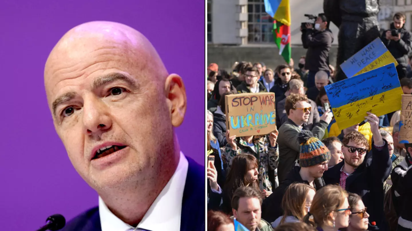 FIFA boss Gianni Infantino calls for Russia and Ukraine to 'ceasefire' for the World Cup