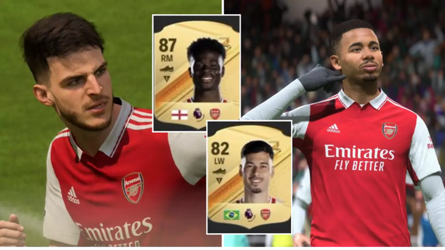 The top 10 Arsenal player ratings on EA FC 24 'leaked' with one player 'criminally underrated'