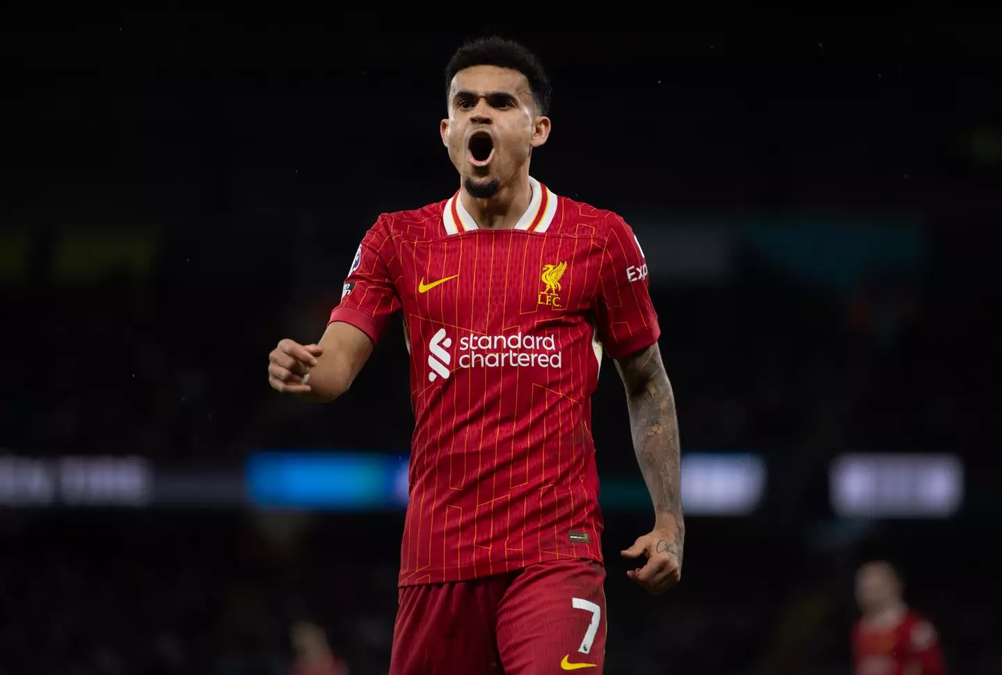 Luis Diaz received strong interest from Manchester City. Image: Getty