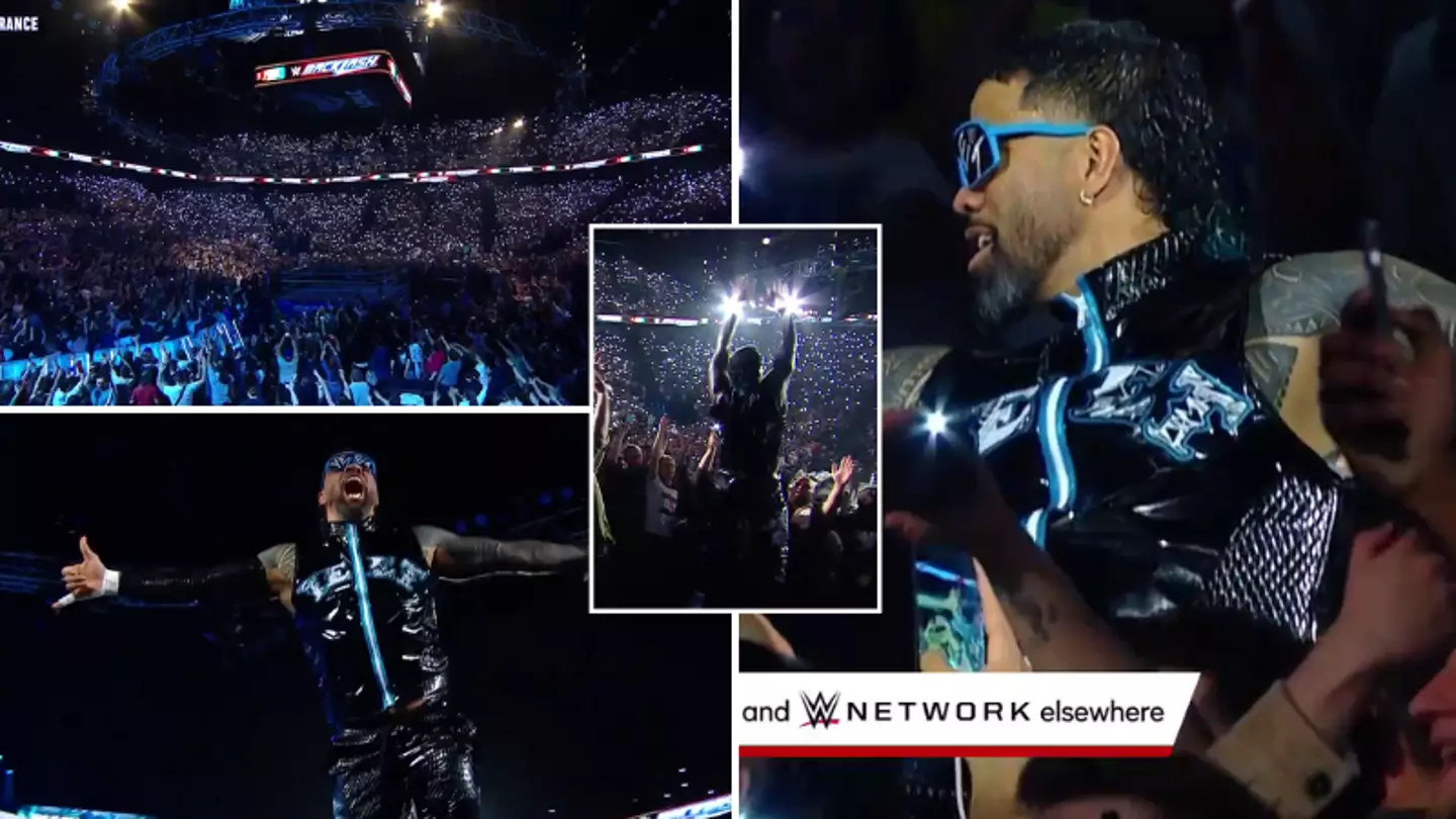 WWE commentators left speechless as fans claim Jey Uso's entrance at Backlash is the greatest ever