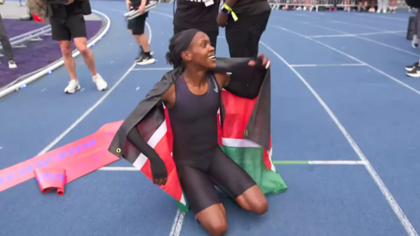 Nike forced to issue statement after claims they 'lied' about Faith Kipyegon's sub-4 mile attempt to make it look faster