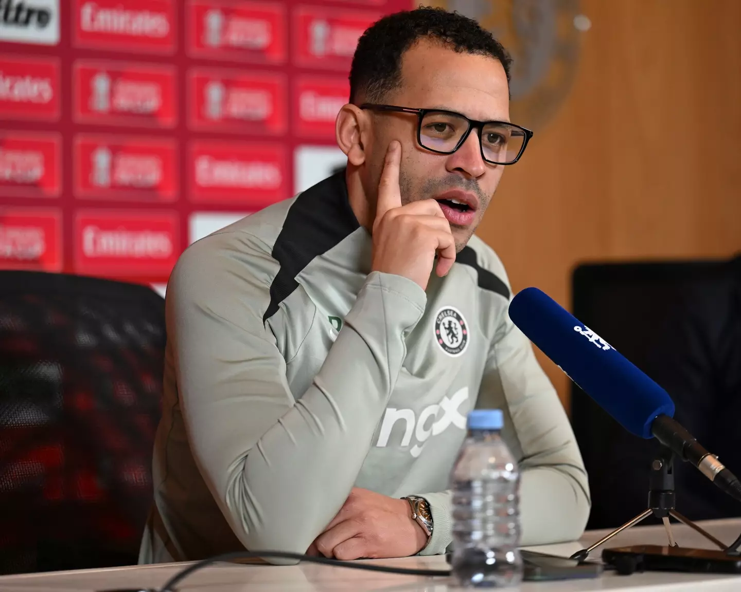 Liam Rosenior was appointed by Chelsea this week. Image credit: Getty