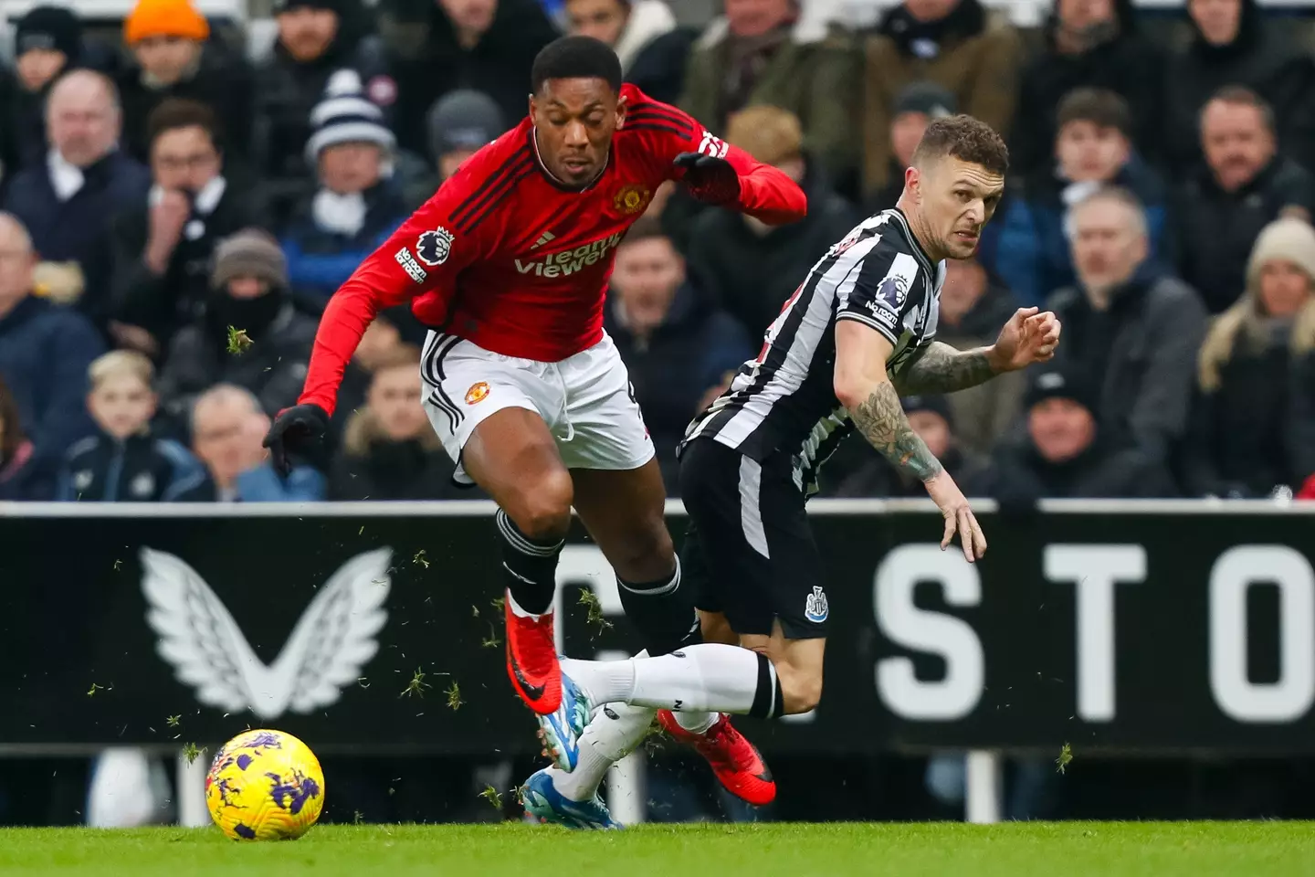 Anthony Martial in action for Manchester United. (