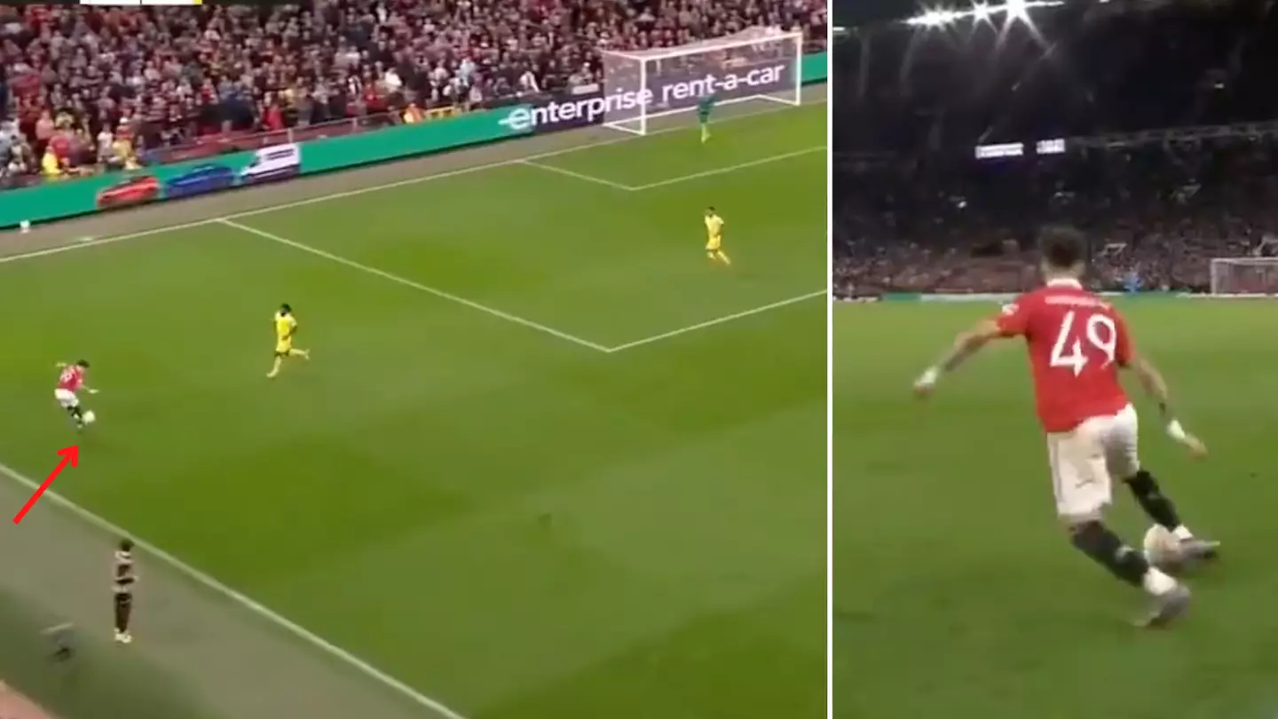 Alejandro Garnacho produced filthy touch for Man United against Sheriff, he's a born entertainer