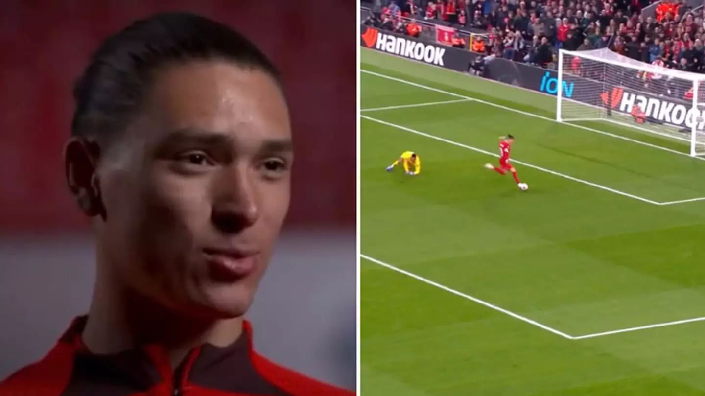 Darwin Nunez reacts to his shocking miss vs Toulouse with post on social media