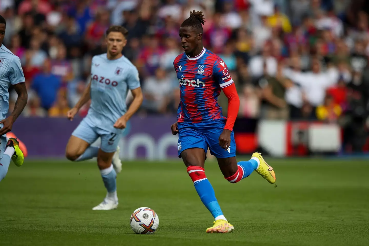 Zaha has scored five goals this season. (Image